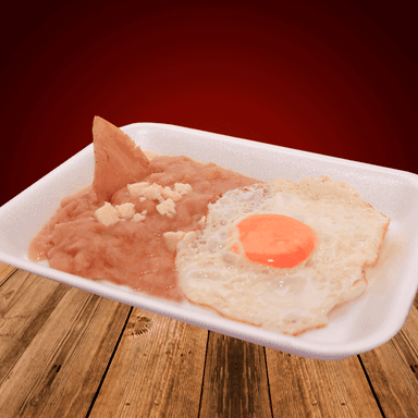 Huevos Estrellados Con Frijoles