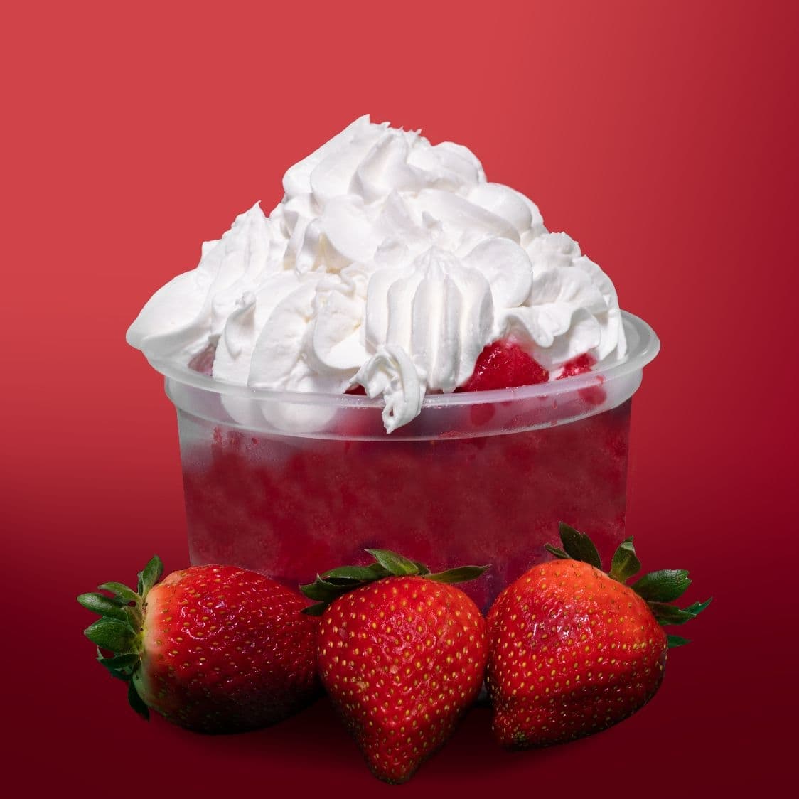 Fresa con Crema Naturales Congeladas