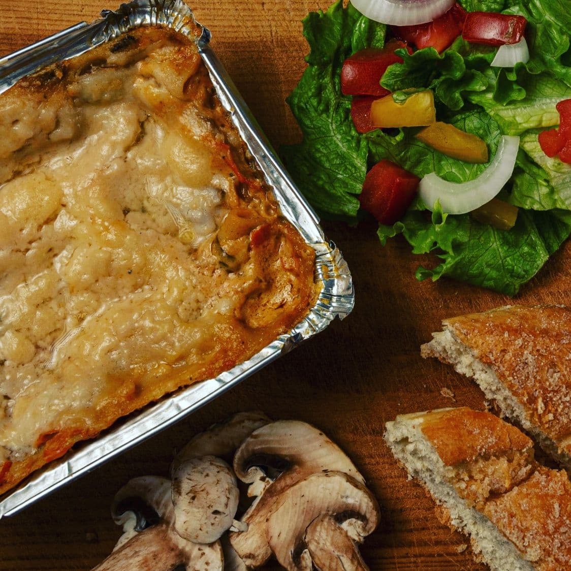 Lasagna Individual Champiñones