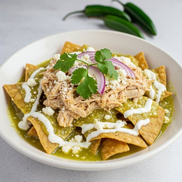 Chilaquiles con Pollo