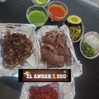 El Andariego 1/4 Cecina+1/4 Suadero+1/4 Longaniza