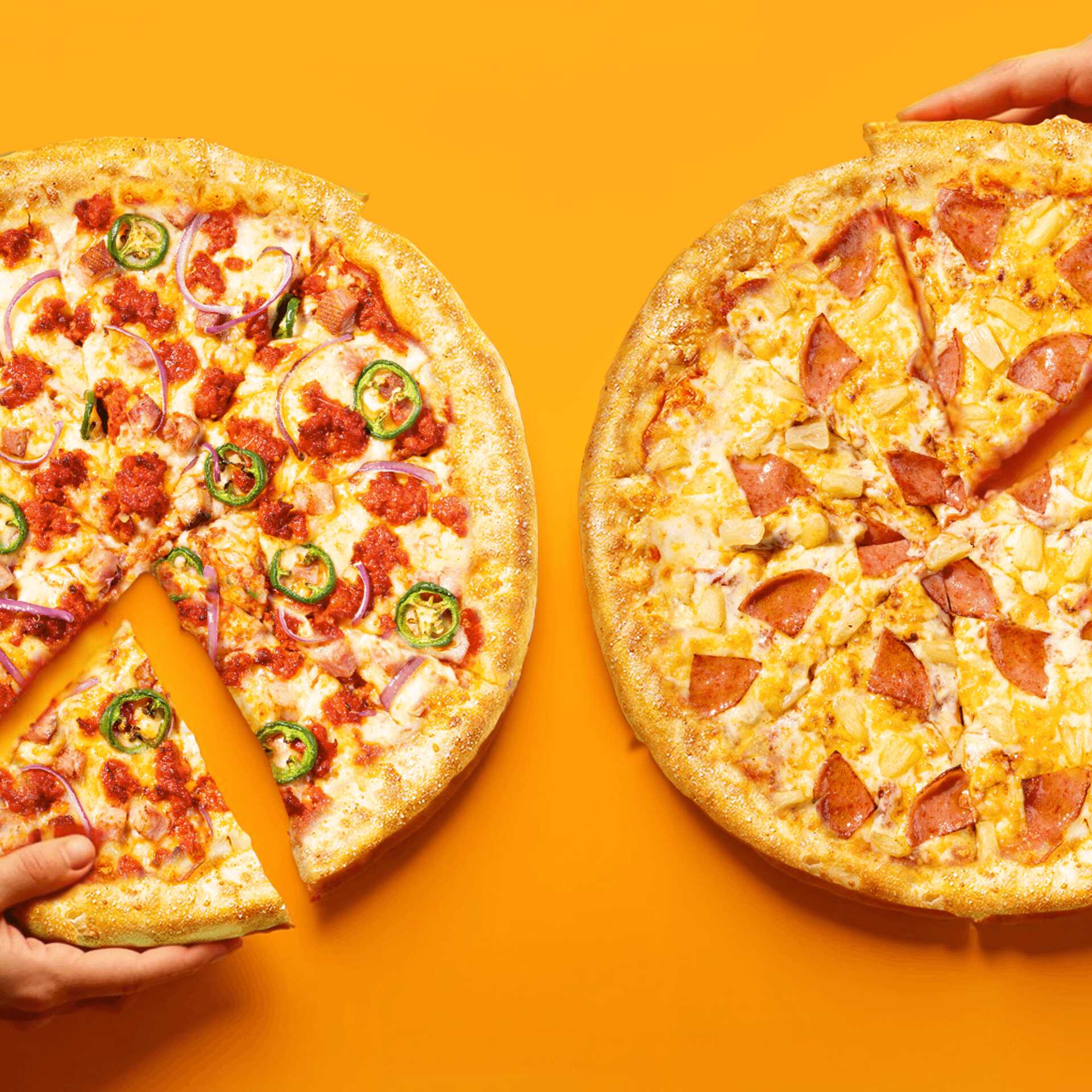 Combo: 2 Pizzas (Hawaiana o Mexicana)