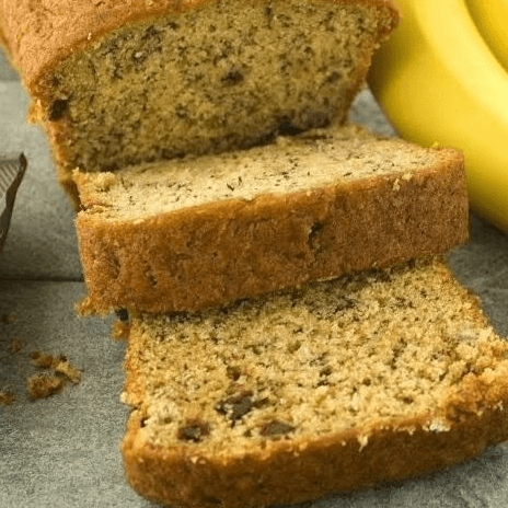 Rebanada de Queque de Banano