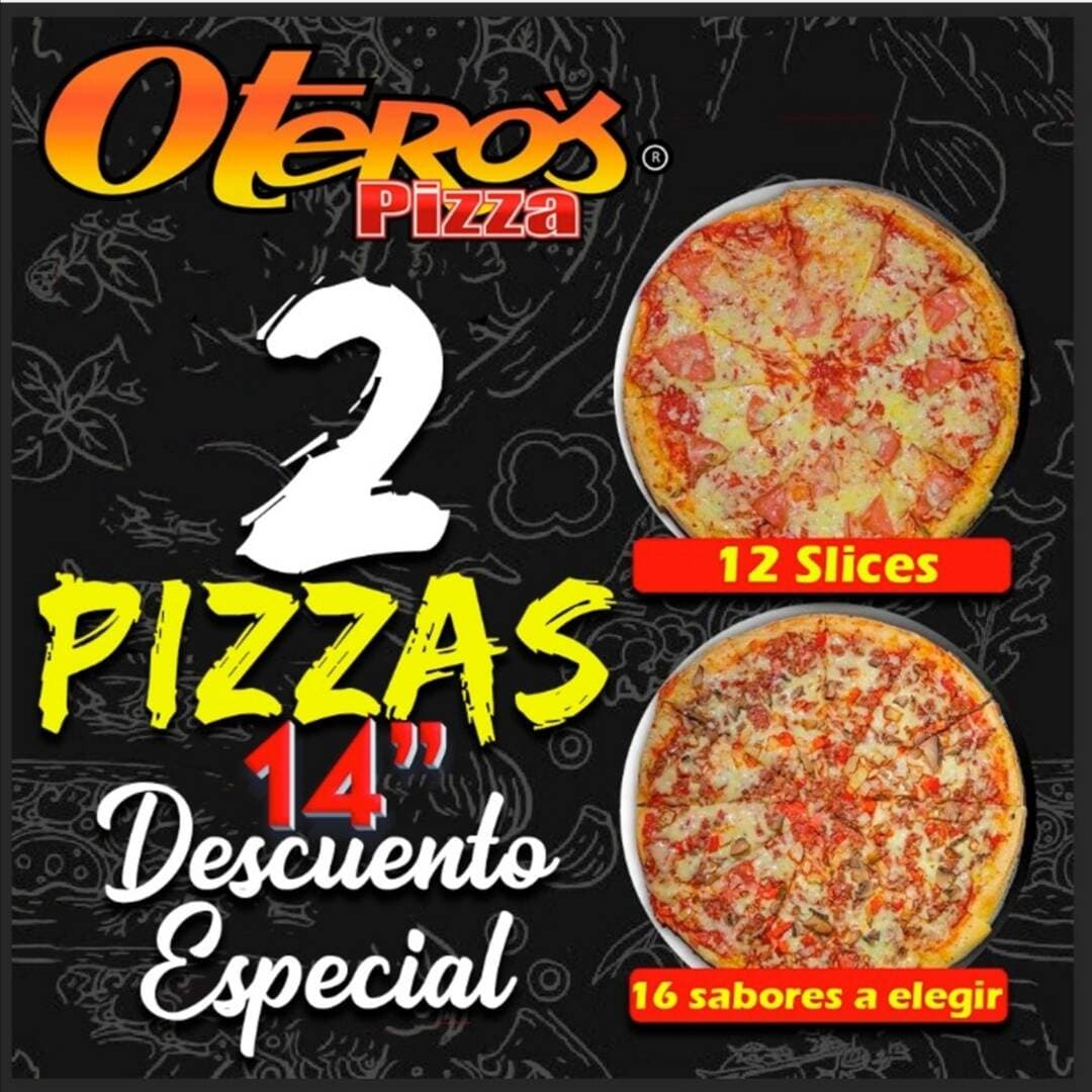 Combo 2 Pizzas de 14"