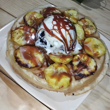 Waffle Plátano Macho