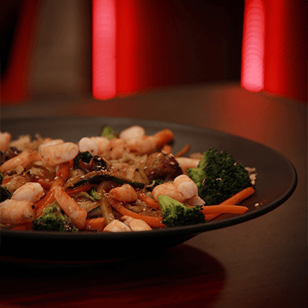 Teriyaki con Camarón
