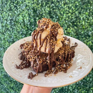 Brownie volcán