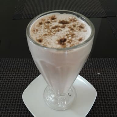 Licuado de manzana con avena