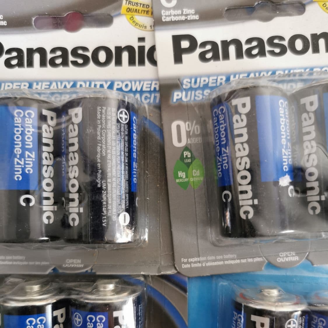 BATERIAS PANASONIC TAMAÑO "C" (1 PAR)
