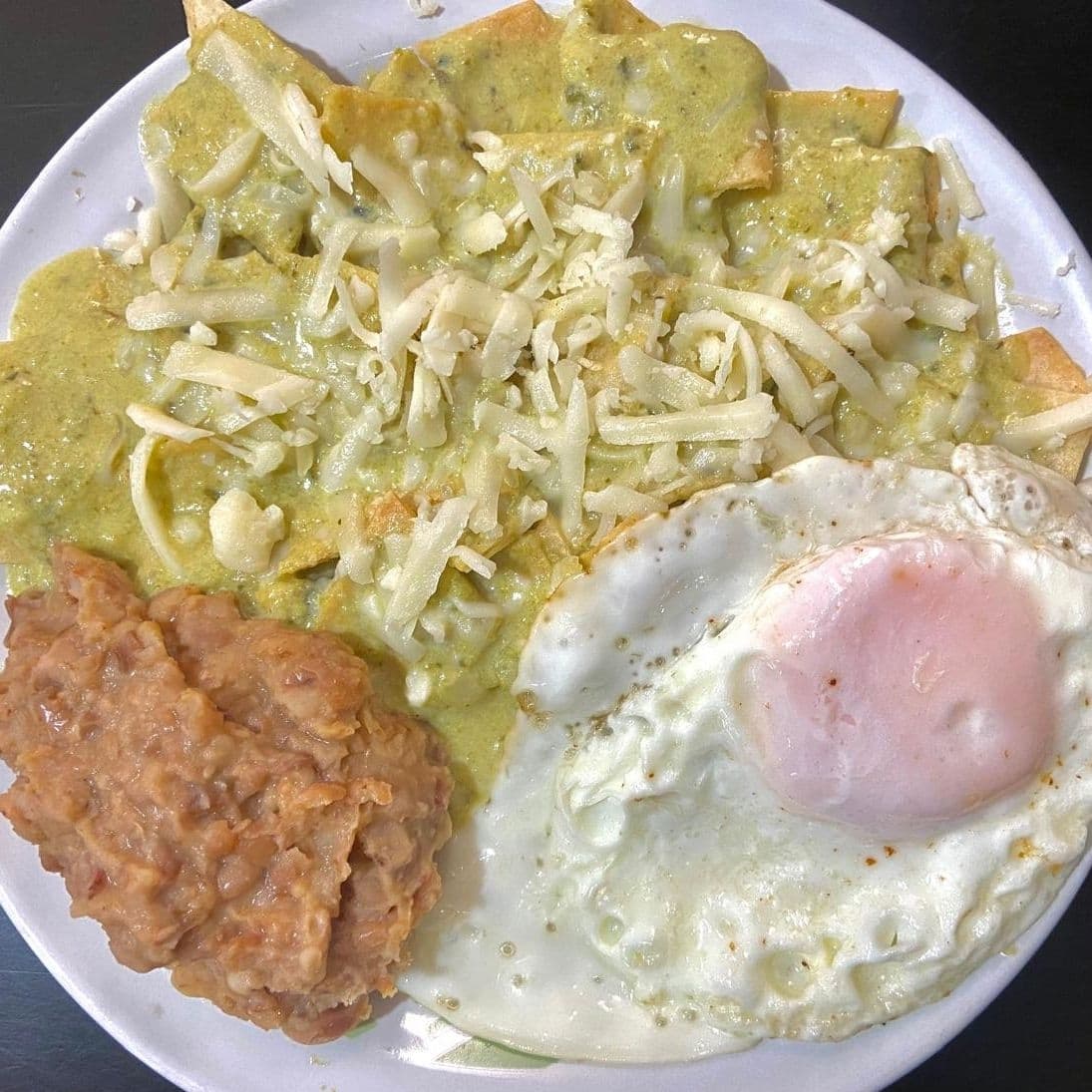 Chilaquiles de Huevo Poblanos