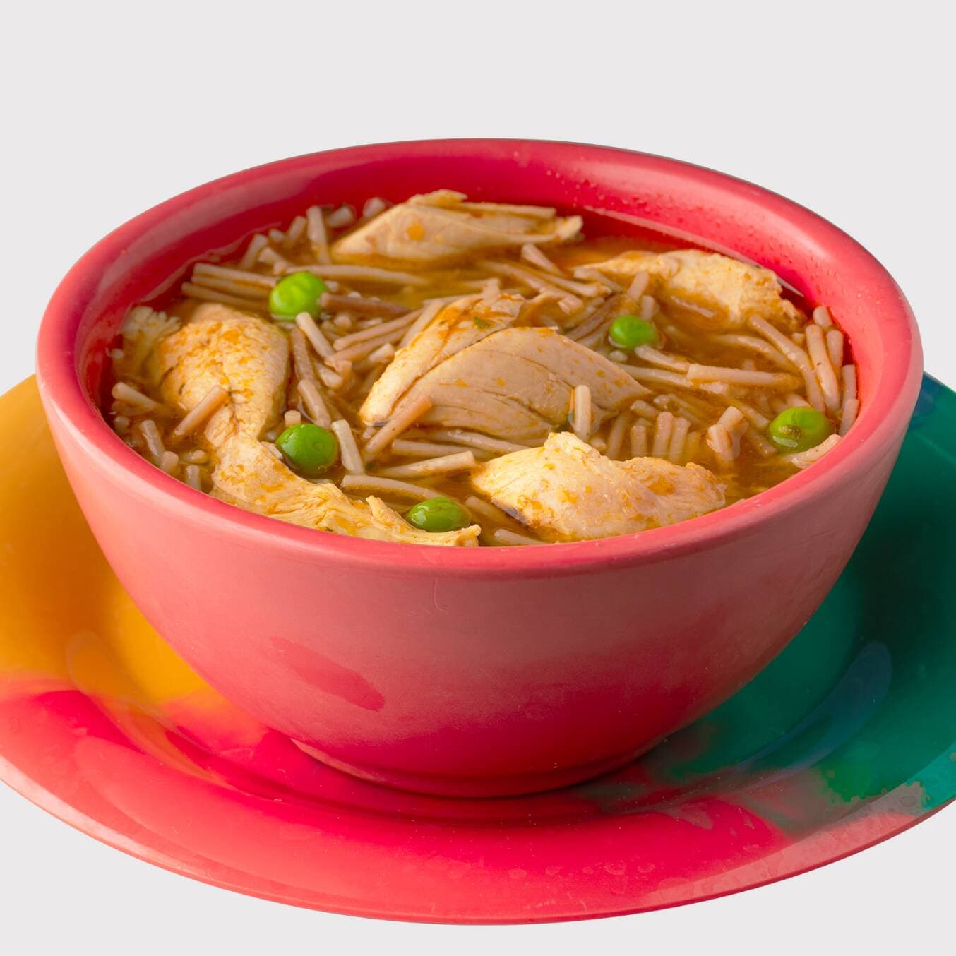 Sopita de Pollo con Fideo