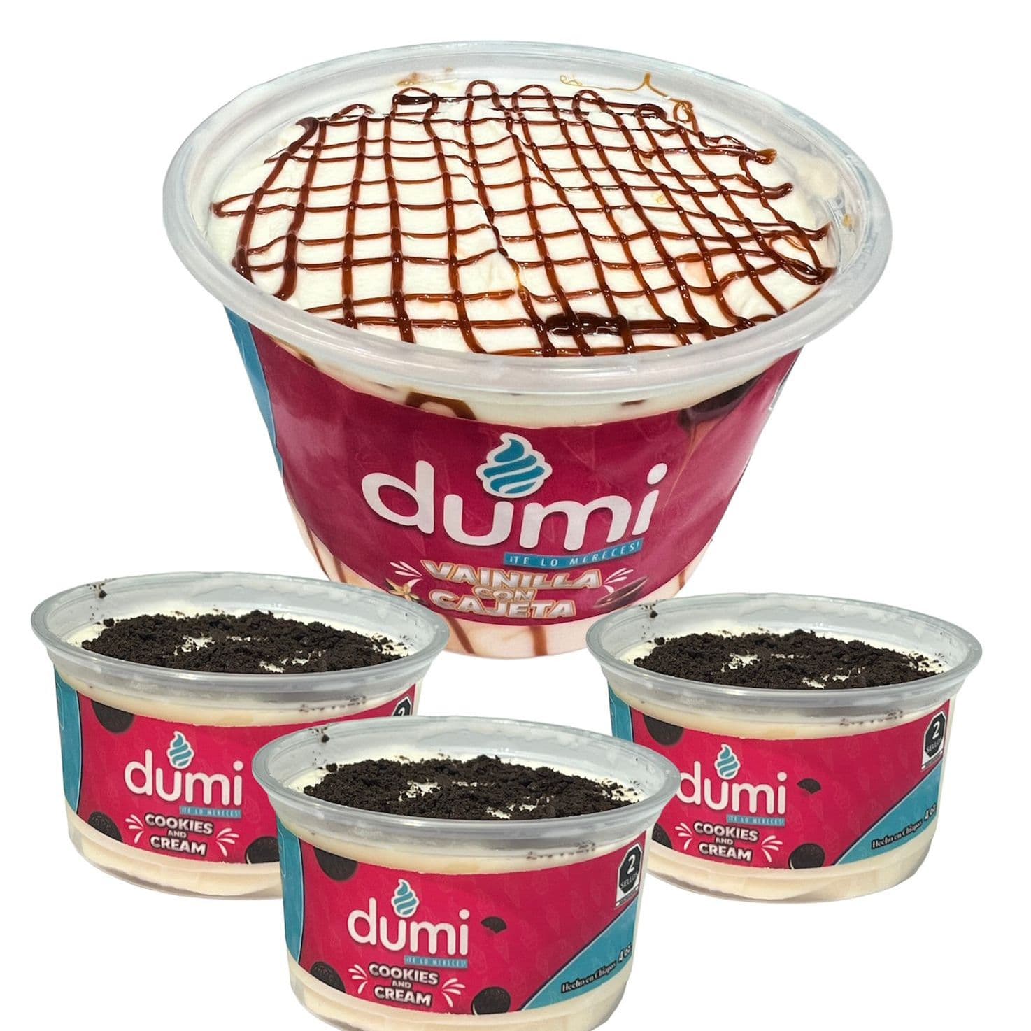 Medio Lt de Cajeta Y3 Mini Dumis de OREO