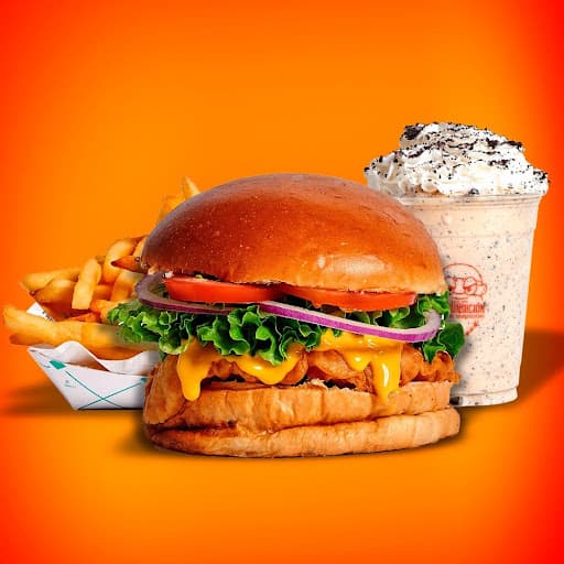 Krunchy Con Papas y Malteada
