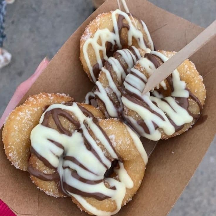Mini donas Nutella y lechera 12pz