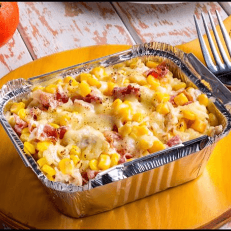 Gratinado Maíz Pollo Tocineta