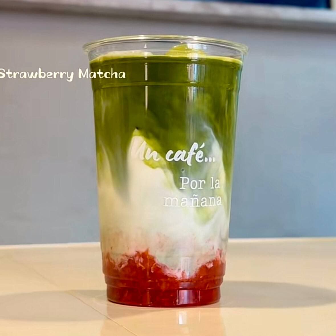 Matcha Strawberry Milk