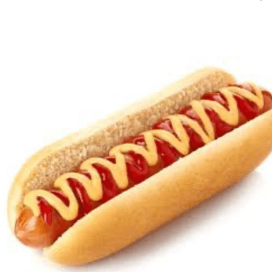 Hot dog de 20 com con catsup y mostaza opcional