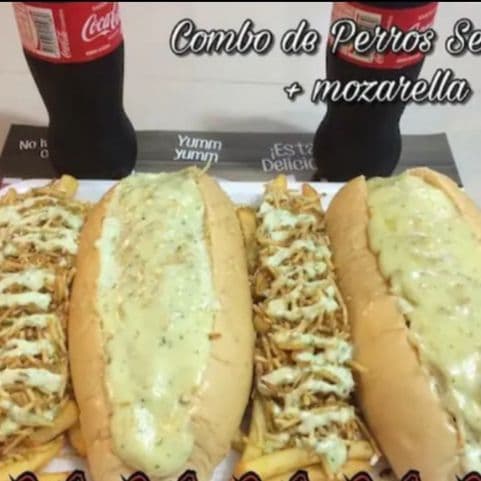 2 Perros Gratinados+2 Francesas+2 Gaseosas
