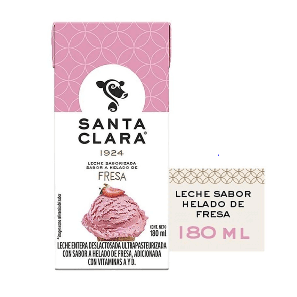 Leche Santa Clara 180 ML Fresa