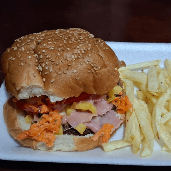 Hamburguesa sencilla