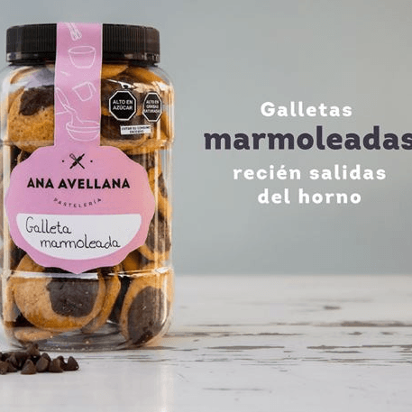 Pomo de Galletas Marmoleadas