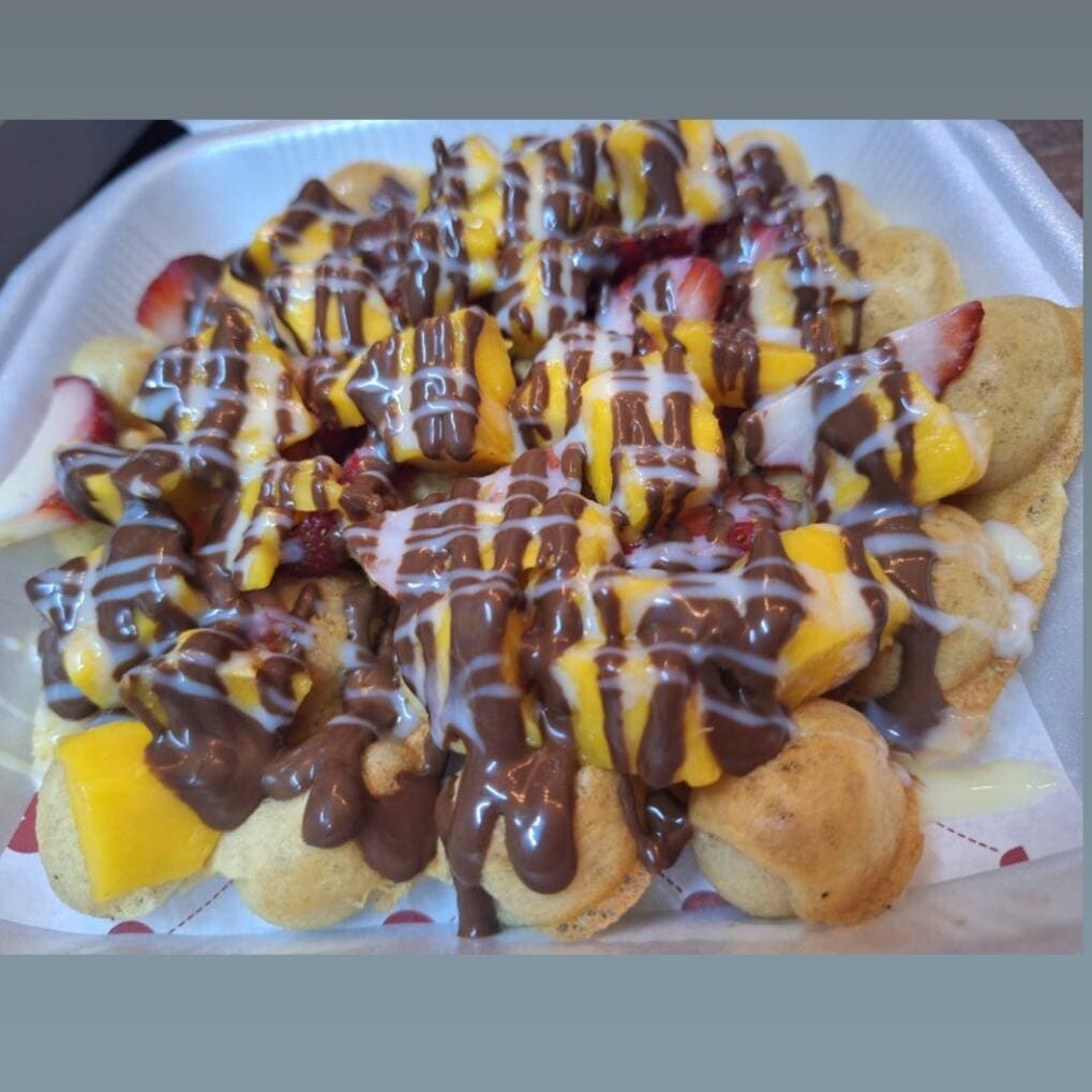 Bubble Waffle Sencillo