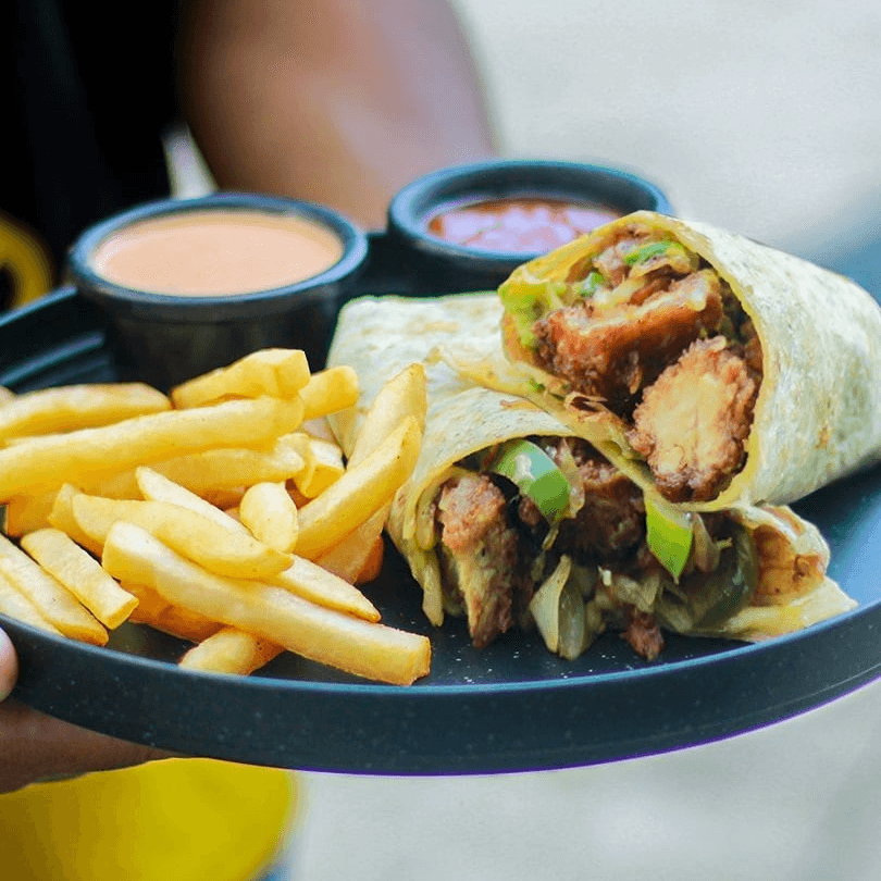 Wrap de Tenders de Pollo