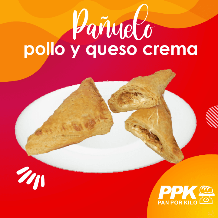 Pañuelos de Pollo y Queso Crema