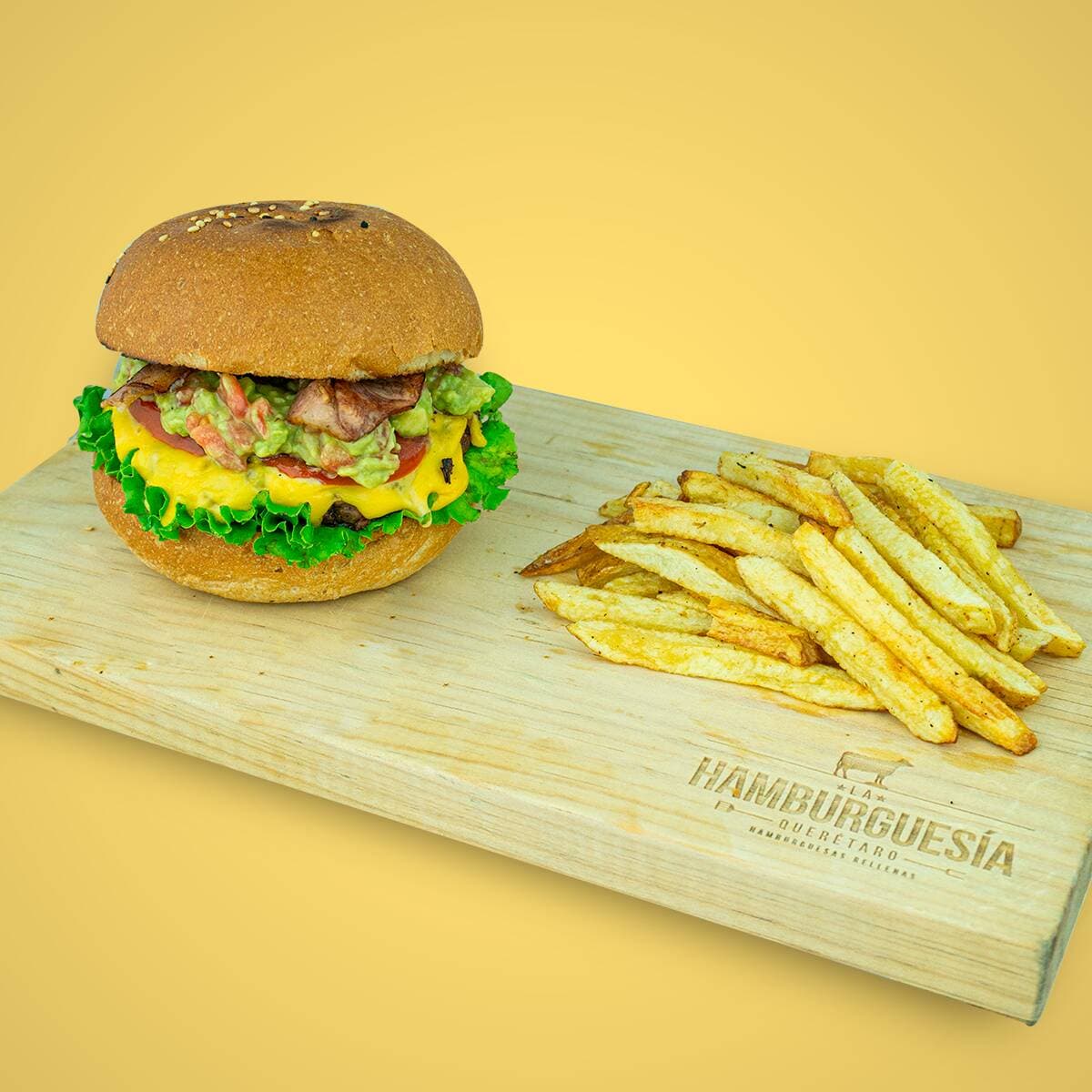 Hamburguesa Guacamole Bacon