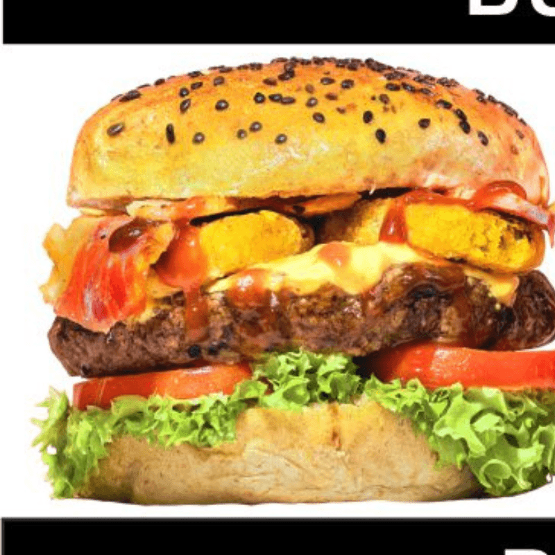 Hamburguesa Onion Rings BBQ