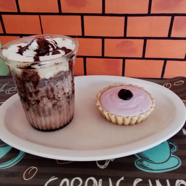 Buble Frappé de Chocolate y Tarta de Queso con