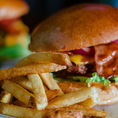 Homemade BBQ Burger