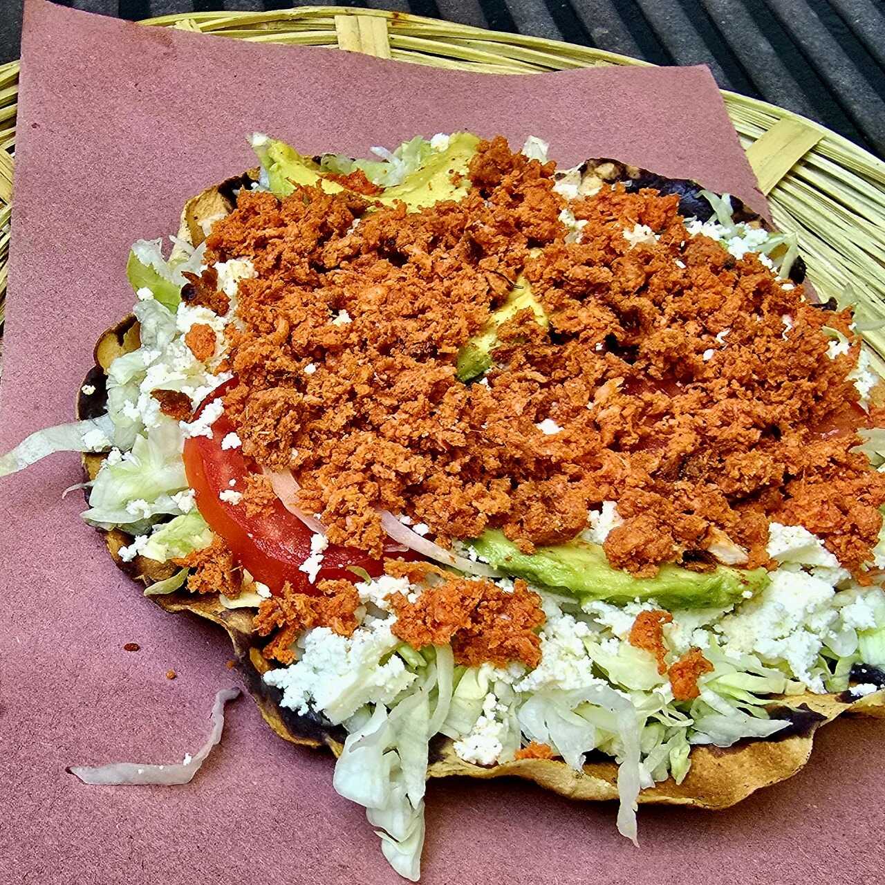 Tostada de Chorizo
