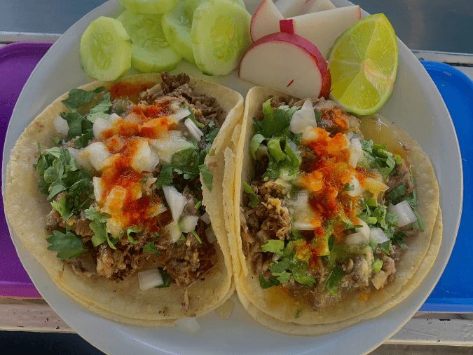 Tacos de cabeza "EL LOBO"