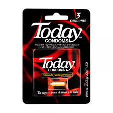 Today Lubricado y con Espermicida 3 condones
