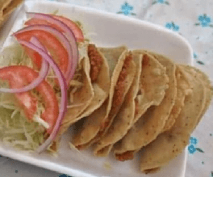 TACOS DORADOS DE FRIJOLES