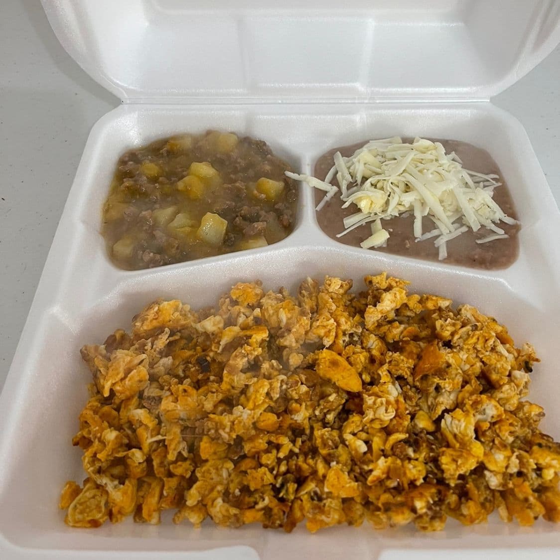 Huevos con chorizo