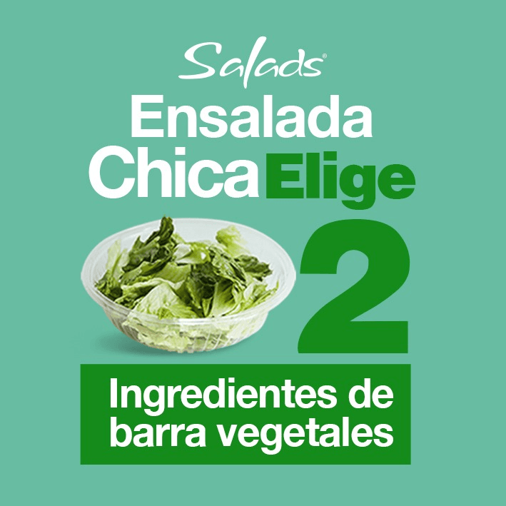 Ensalada sin Proteína Chica