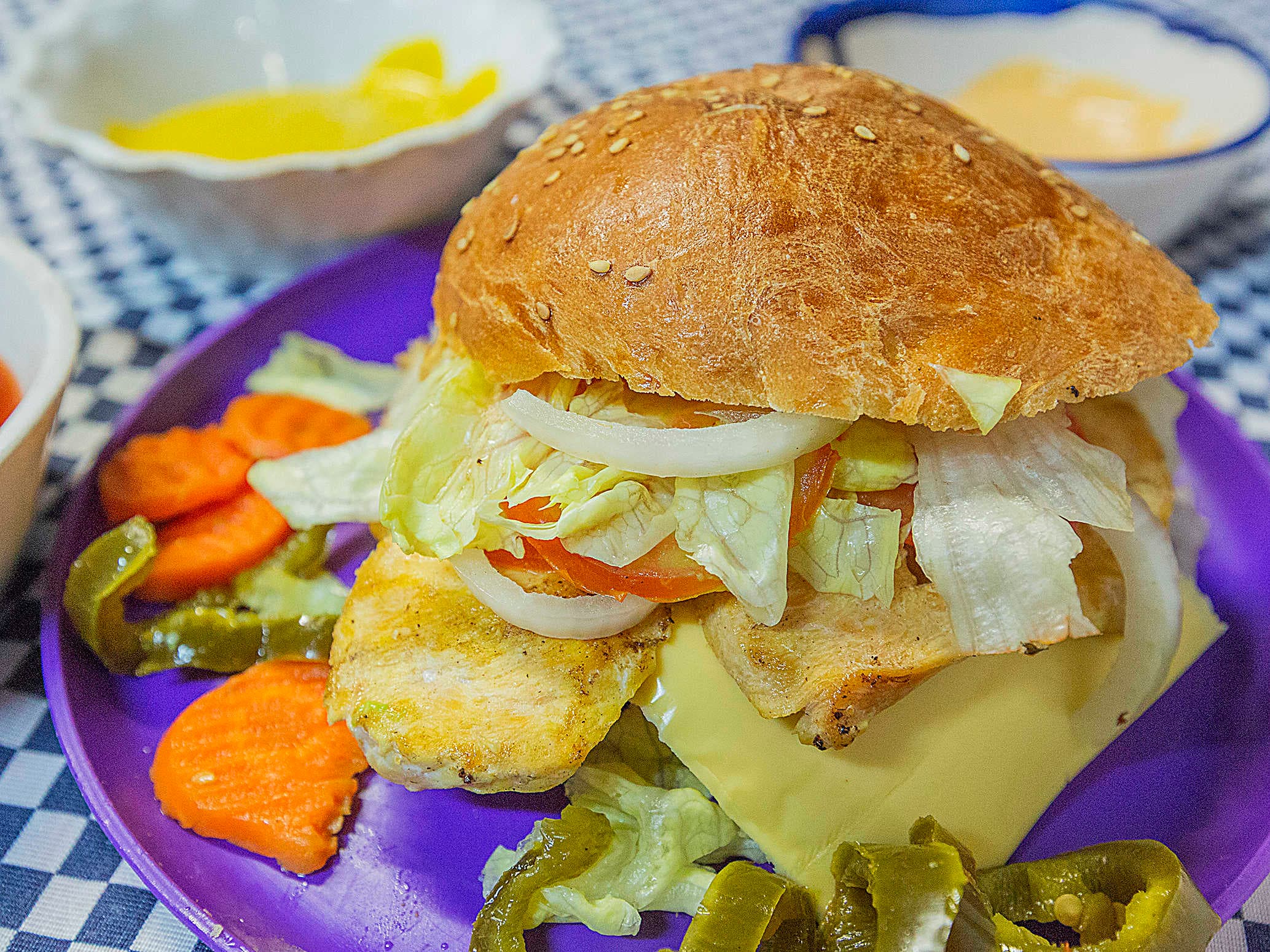 Hamburguesa de Pollo