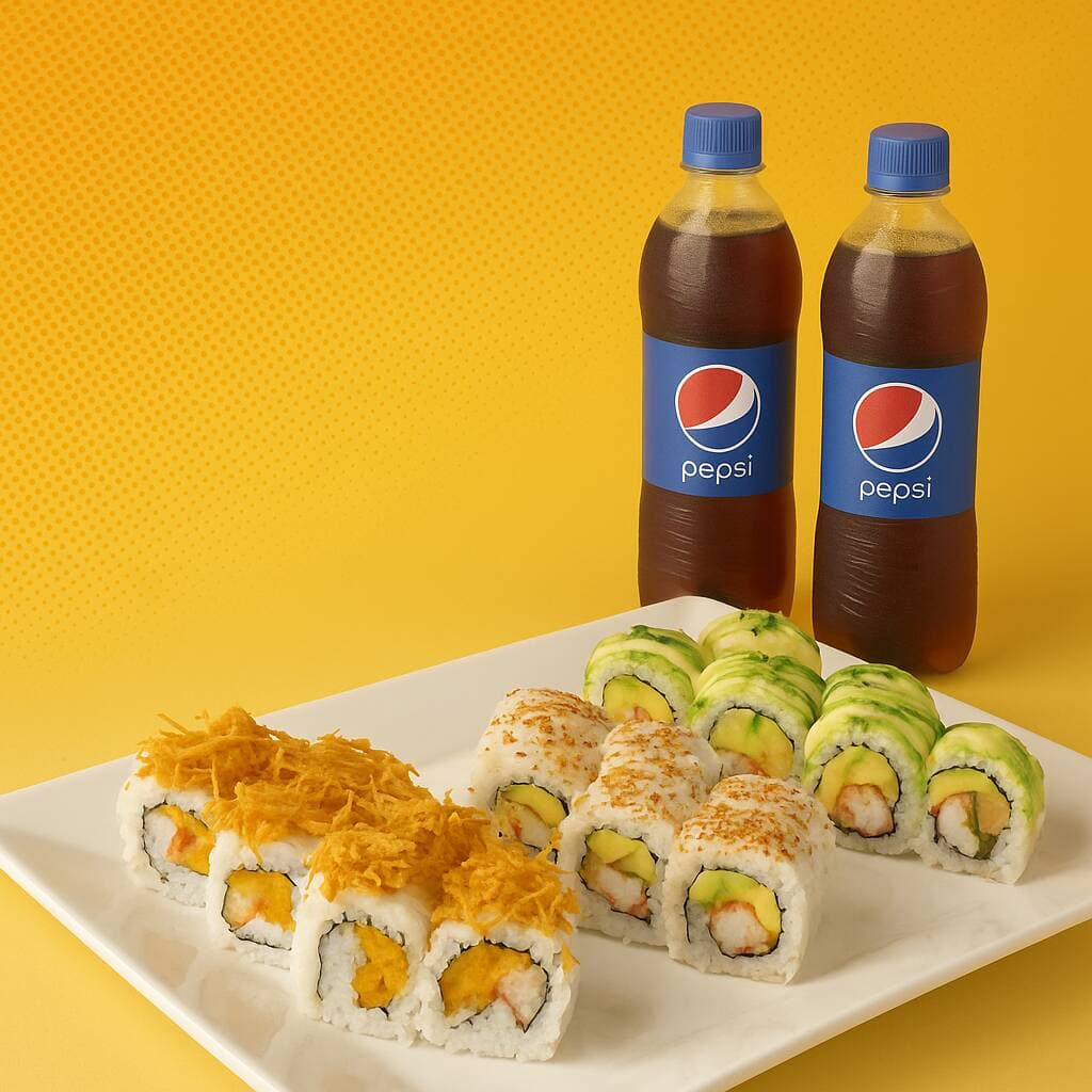 36 Makis + 2 PEPSI 355 Ml