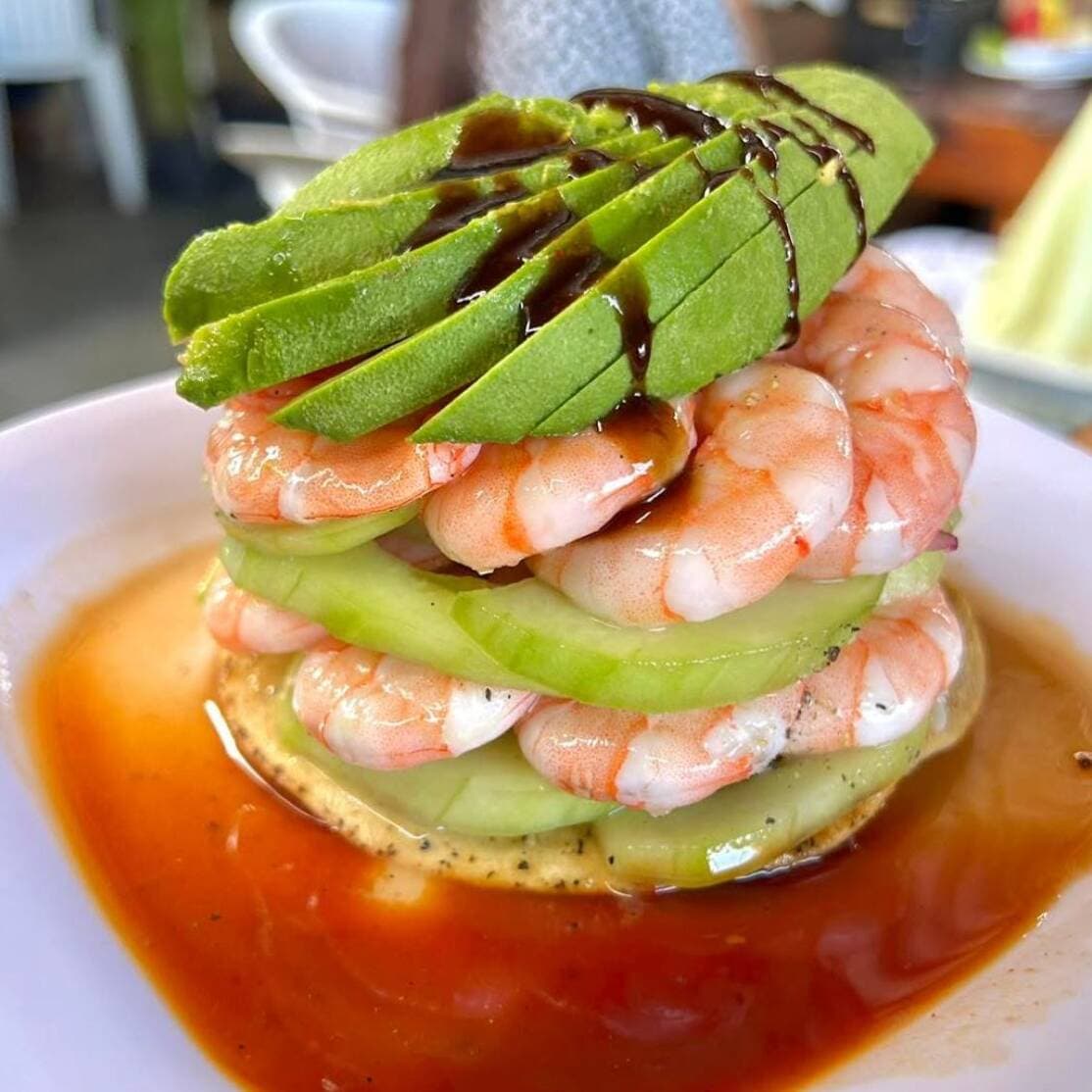 Tostada de Camarón