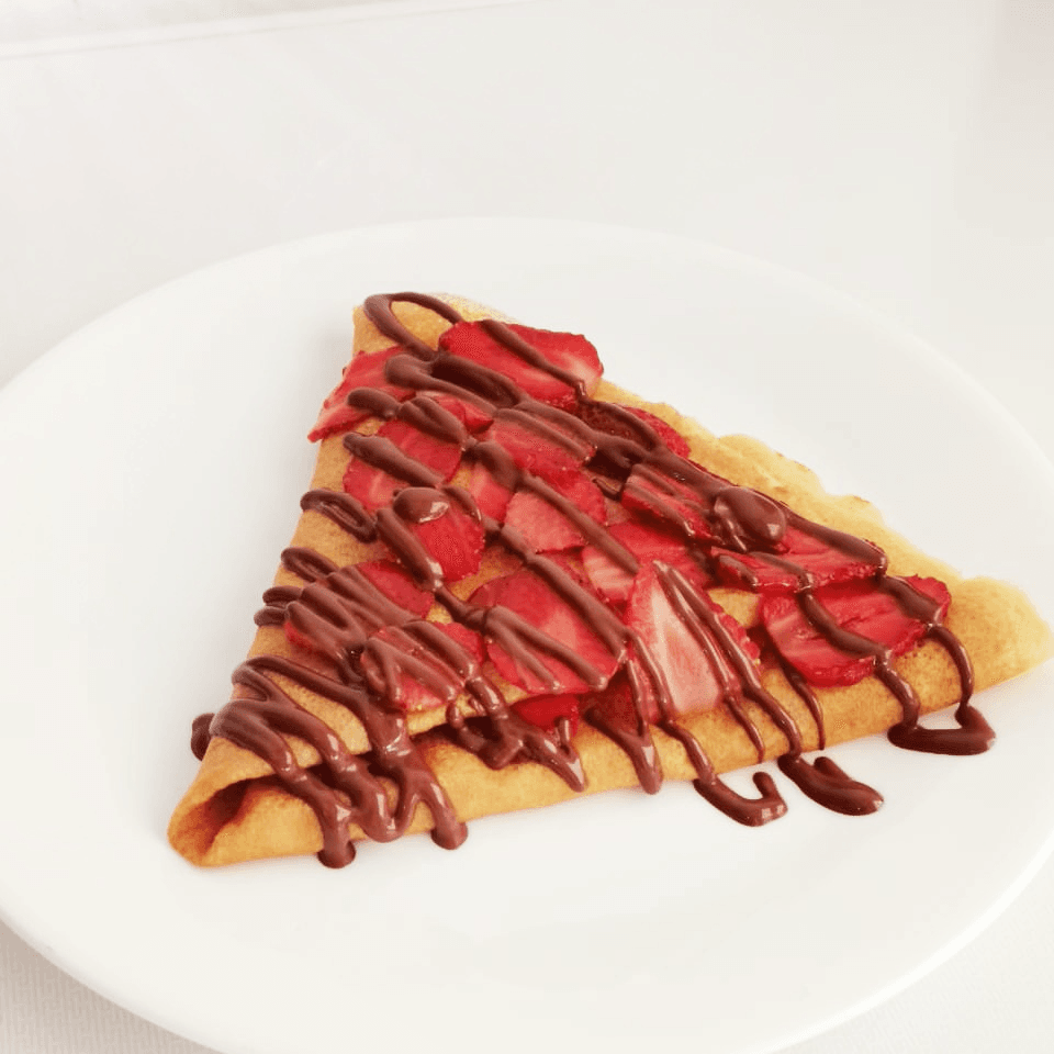 Combo Crepa Fresa y Nutella + Frappe de Chocolate