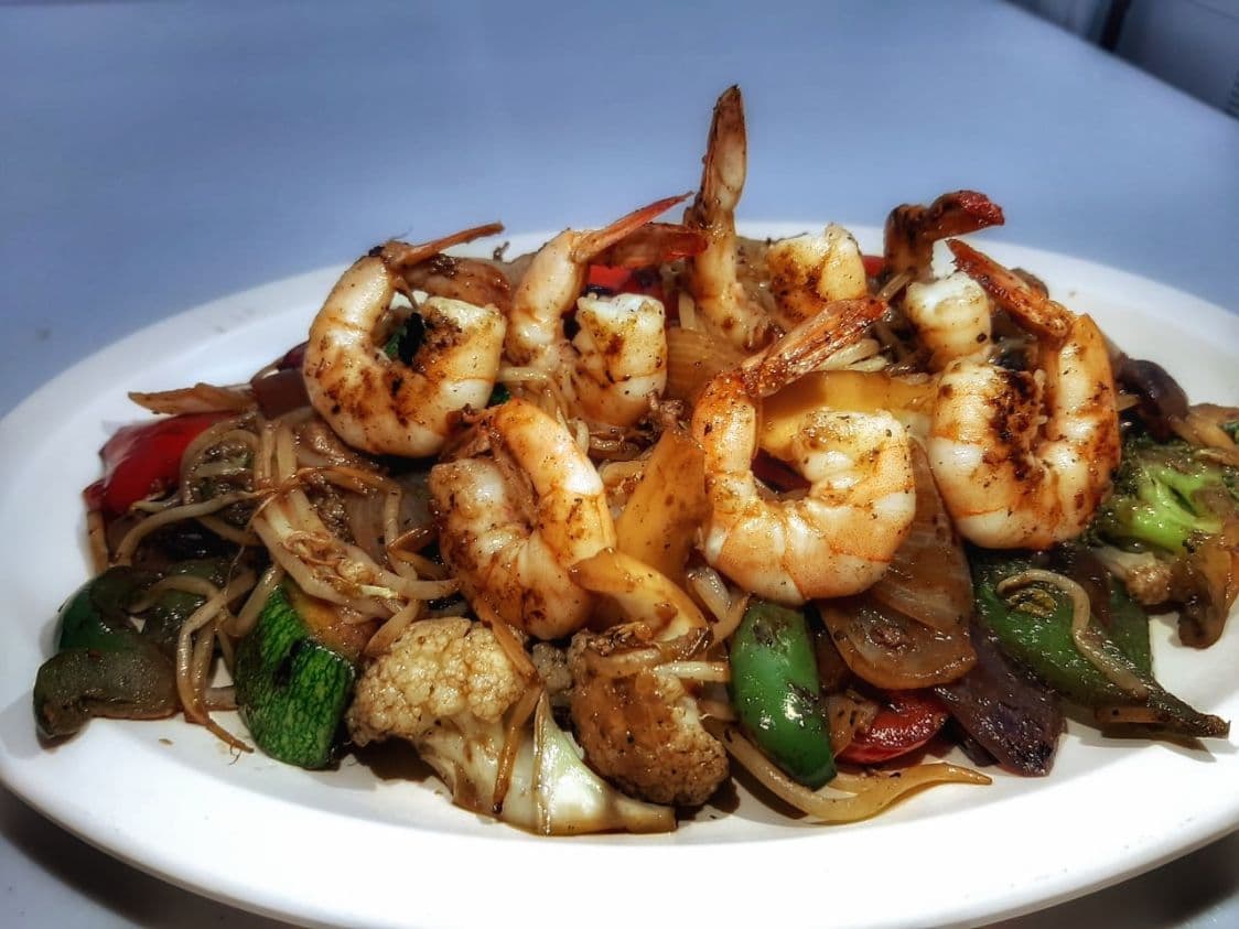 Teppanyaki de Camarón
