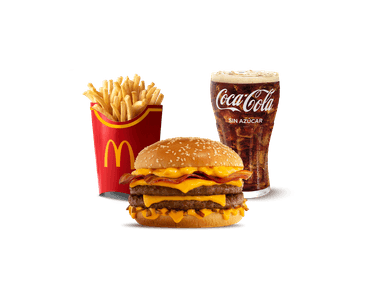 McCombo Grande Bacon Cheddar McMelt doble