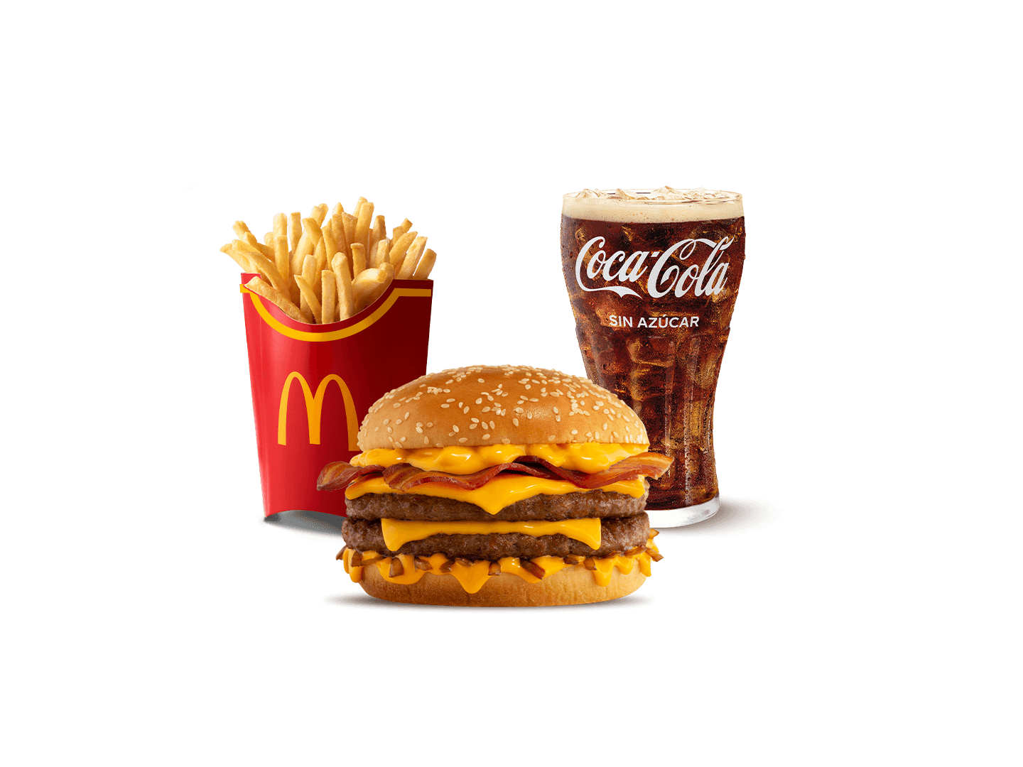 McCombo Grande Bacon Cheddar McMelt doble