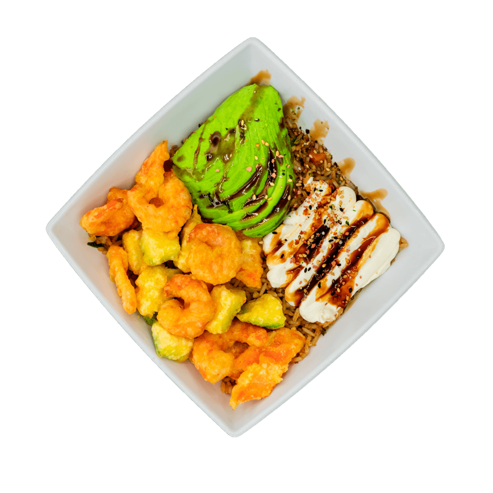 Yakimeshi Camaron Tempura