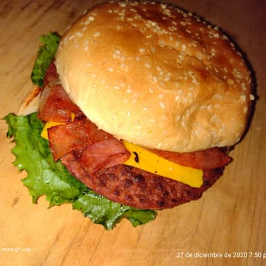 HAMBURGUESA SENCILLA