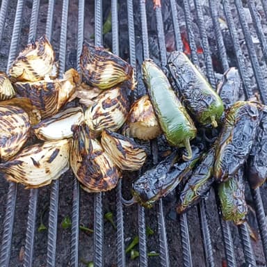 Orden de Chiles y Cebollitas Asadas