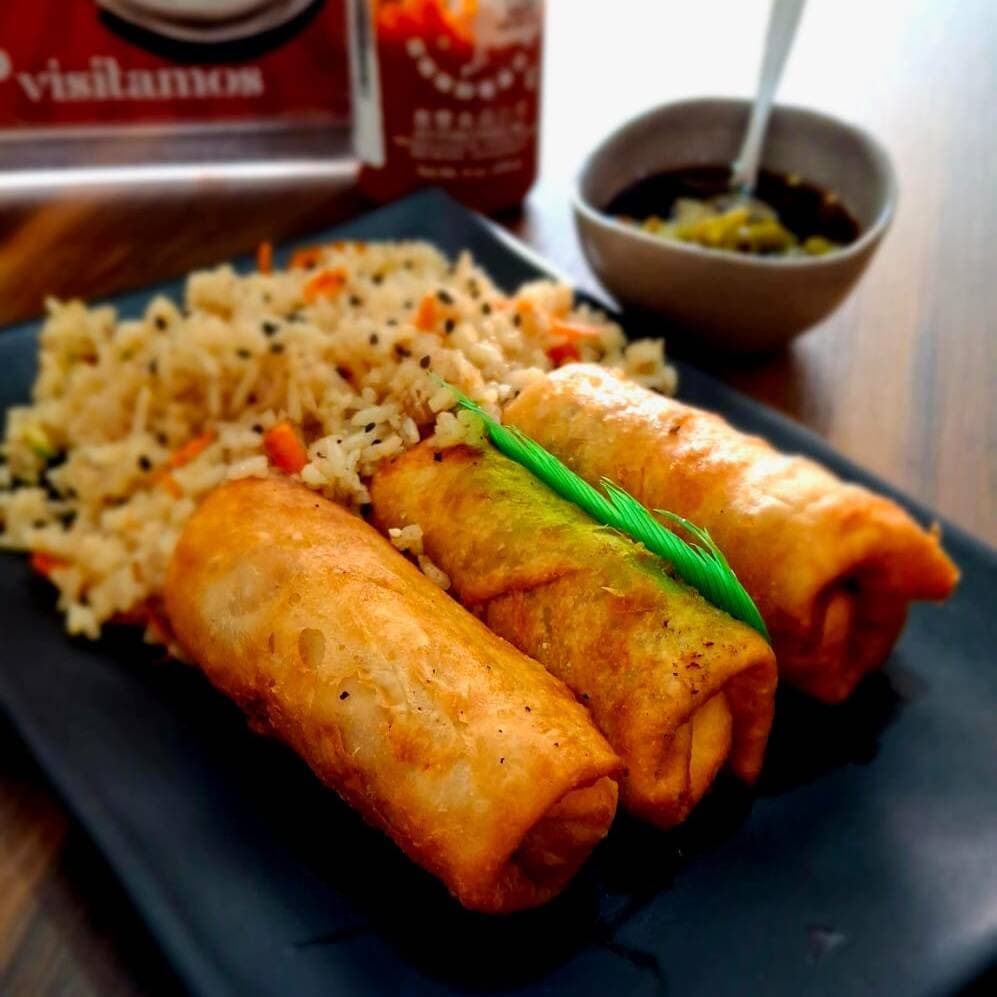 3 Rollos Vegetariano