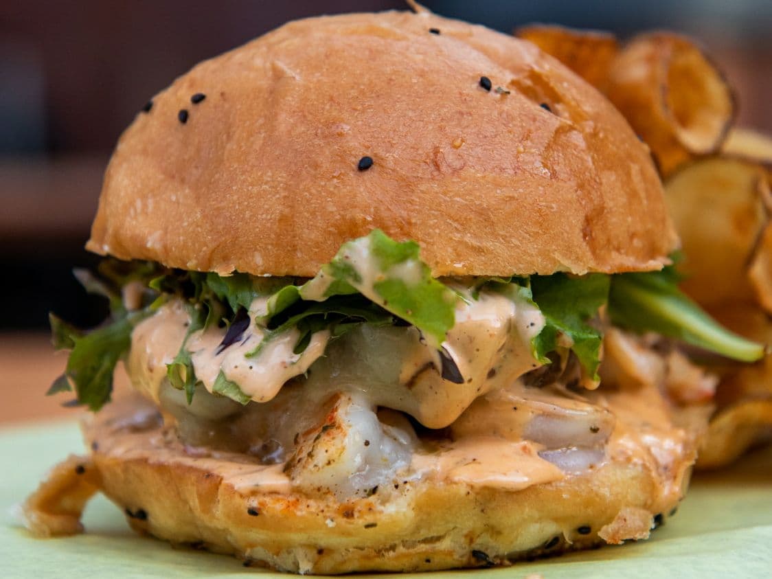 Hamburguesa Clásica de Pollo